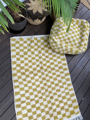 Chartreuse Moroccan Pouf(s)