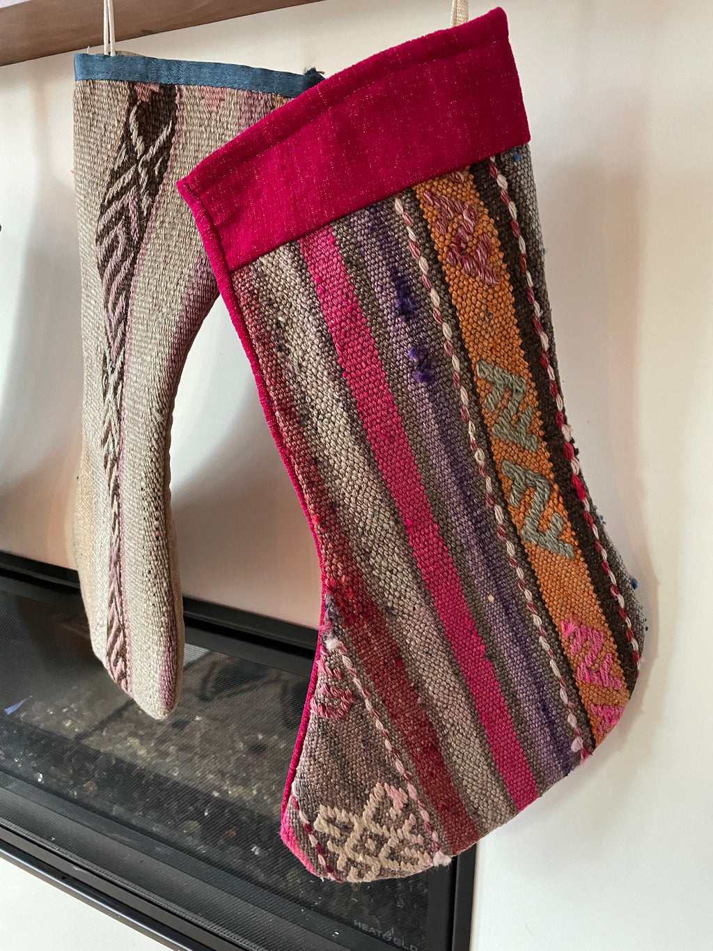 “I” KILIM WOOL STOCKING
